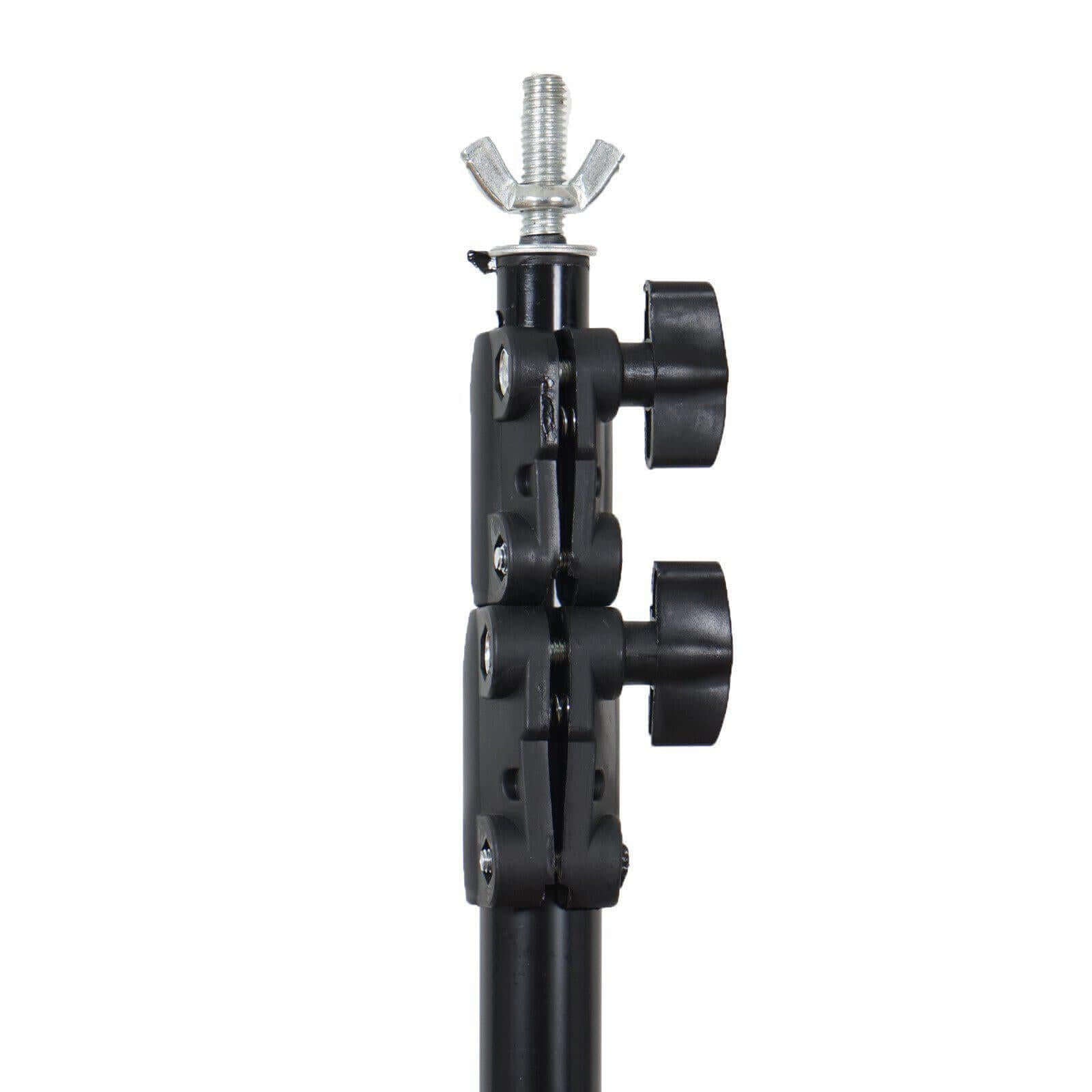 8ftX10ft Metal Adjustable Photography Backdrop Stand Kit and FREE Clips