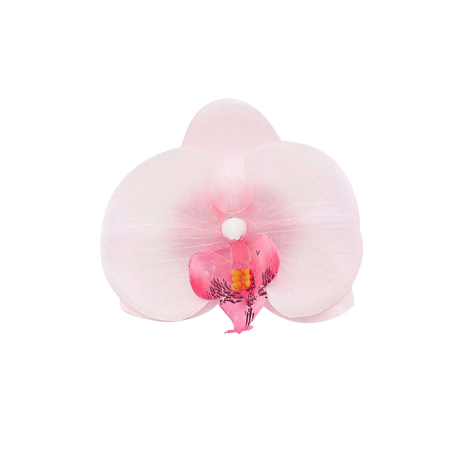 20 Silk Artificial Orchids Flower Heads Pink - Versatile Floral Accents for DIY Floral Arrangements Corsages & Event Decor 4"