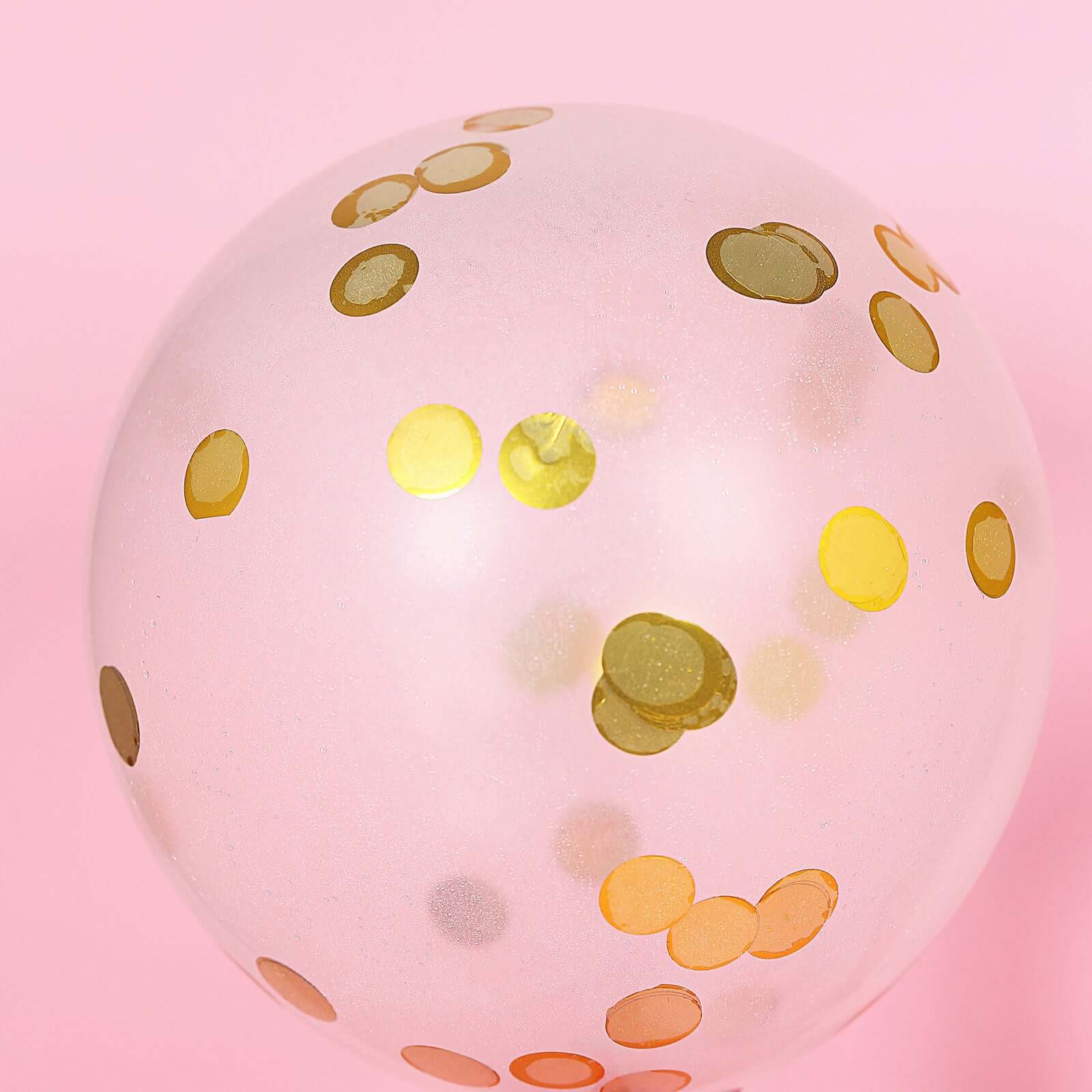 Metallic Round Party Confetti 18G Bag Gold Foil, Balloon Table Confetti Glitter Dots for Festive Weddings Baby Bridal Showers & Events