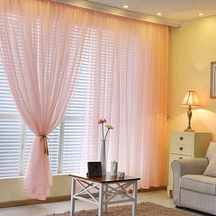 2 Pack Blush Sheer Chiffon Event Curtain Drapes, Durable Flame Resistant Premium Organza Backdrop Event Panels With Rod Pockets - 10ftx10ft
