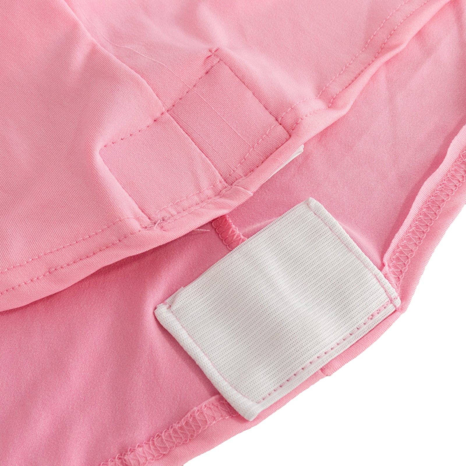 Spandex 24"-32" Round Cocktail Table Cover Pink - Easy to Maintain Stretch Fitted Highboy Tablecloth