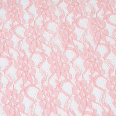 5 Pack Lace Chair Sashes Rose Quartz with Whimsical Vintage Floral Motif for Stylish Occasions 6"x108"