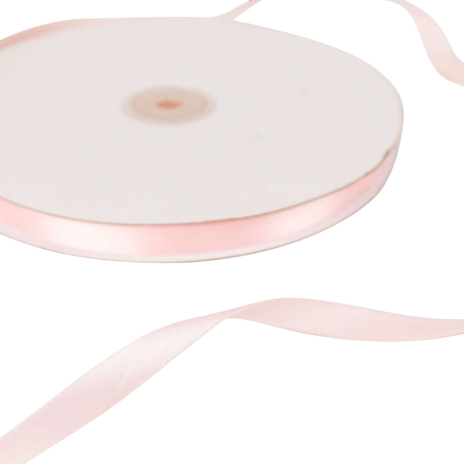 100 Yards 3 8" Blush Single Face Decorative Satin Ribbon