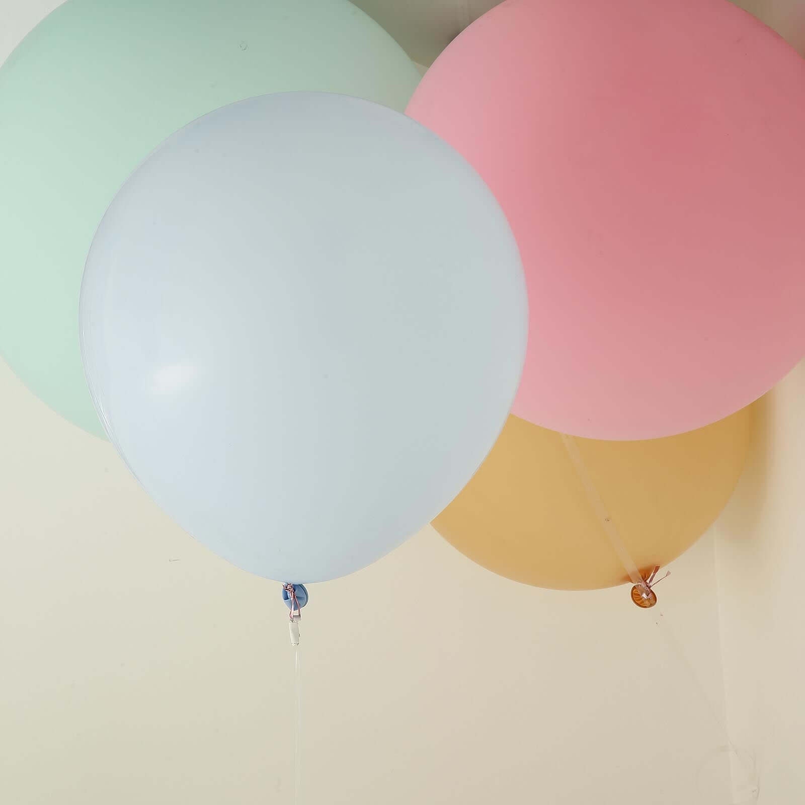 10 Pack 18" Matte Pastel Ice Blue Helium or Air Latex Party Balloons