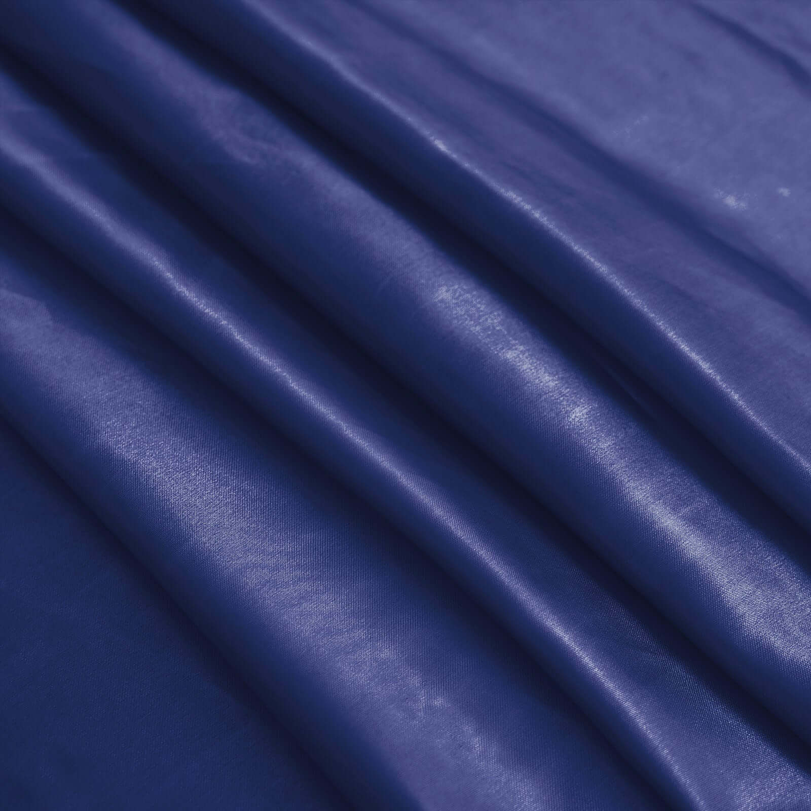 Satin 120" Round Tablecloth Navy Blue - Stylish Seamless Table Cover