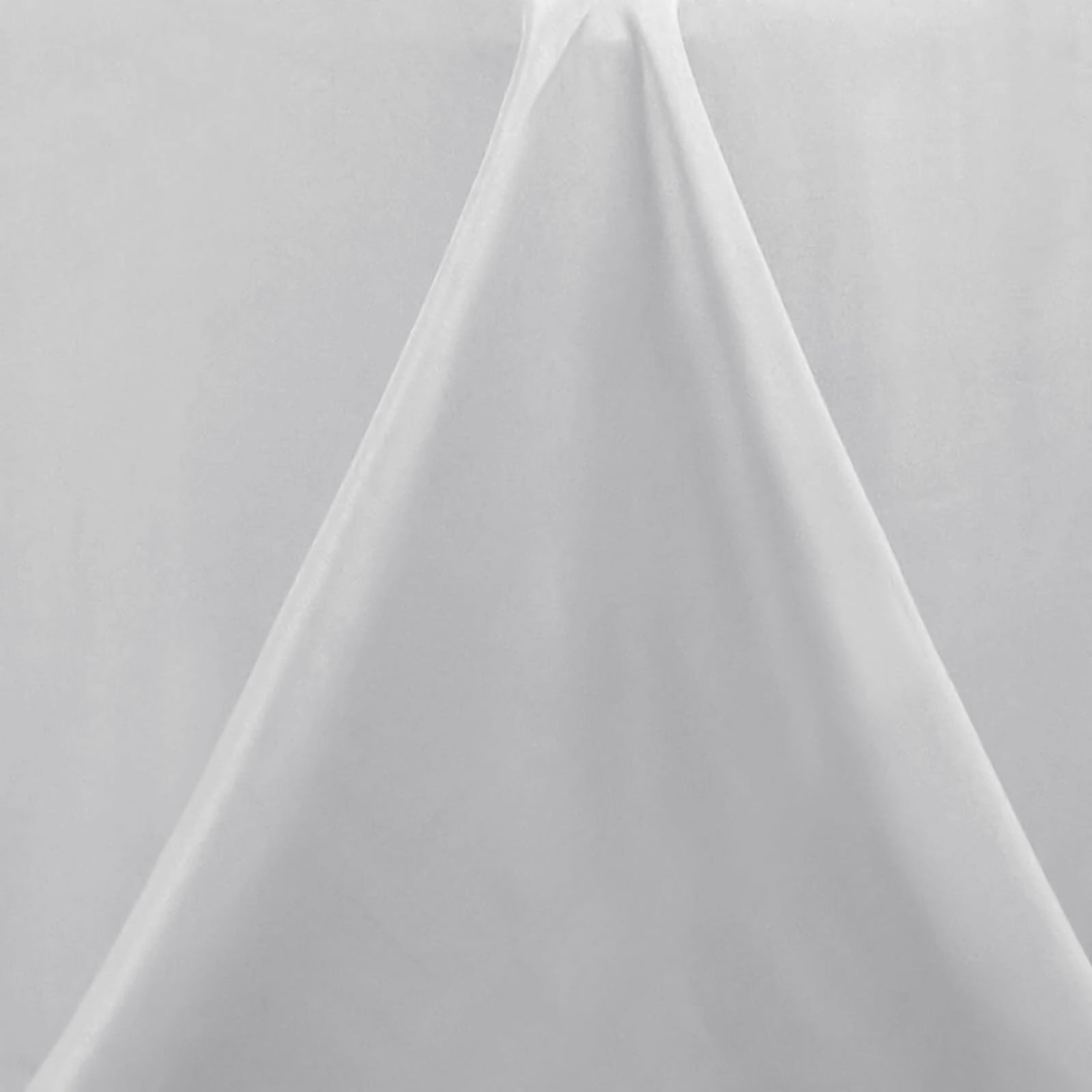 Premium Polyester 60"x102" Rectangle Tablecloth Silver - Durable 220GSM Wrinkle-Resistant Table Cover