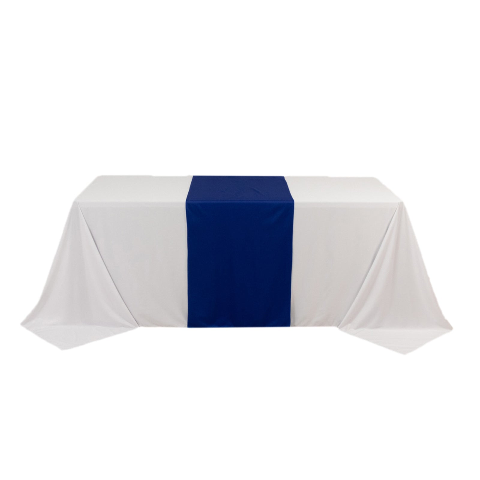 Wide Polyester 24"x72" Table Runner Royal Blue - Durable Trade Show Table Linen