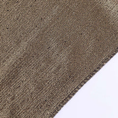 Polyester 12"x108" Table Runner Antique Gold Shimmer Sequin Dots - Wrinkle-Free Finish Table Linen