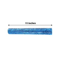 Mesh Polyester 108" Table Runner Roll Metallic Royal Blue - Distressed Foil Look Disposable Table Decor
