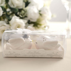 2.5" Bride And Groom Love Birds Salt And Pepper Shaker Party Favors, Wedding Favors In Pre-Packed Gift Box