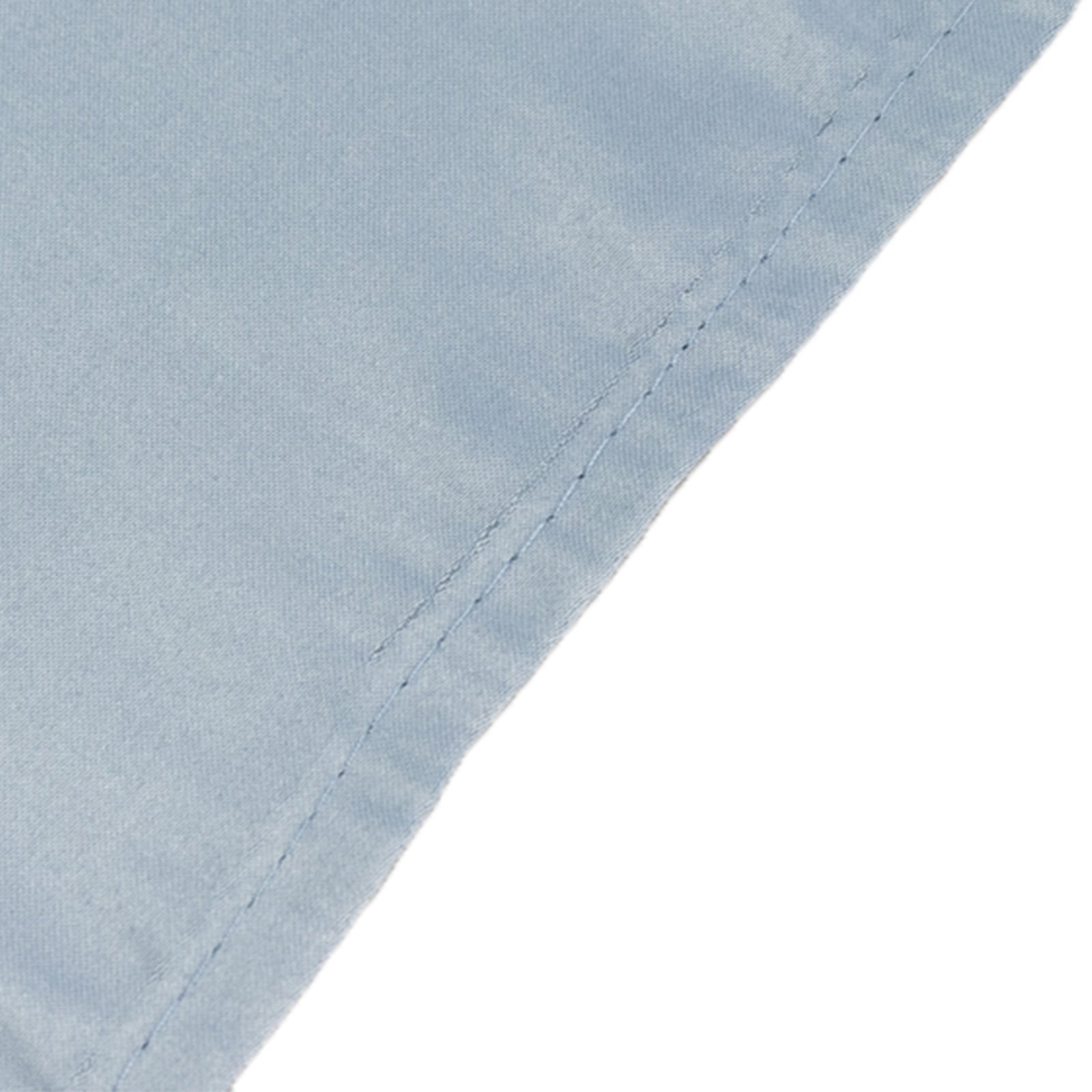 Lamour Satin 60"x102" Rectangle Tablecloth Dusty Blue - Durable & Silky Soft Feel Table Cover