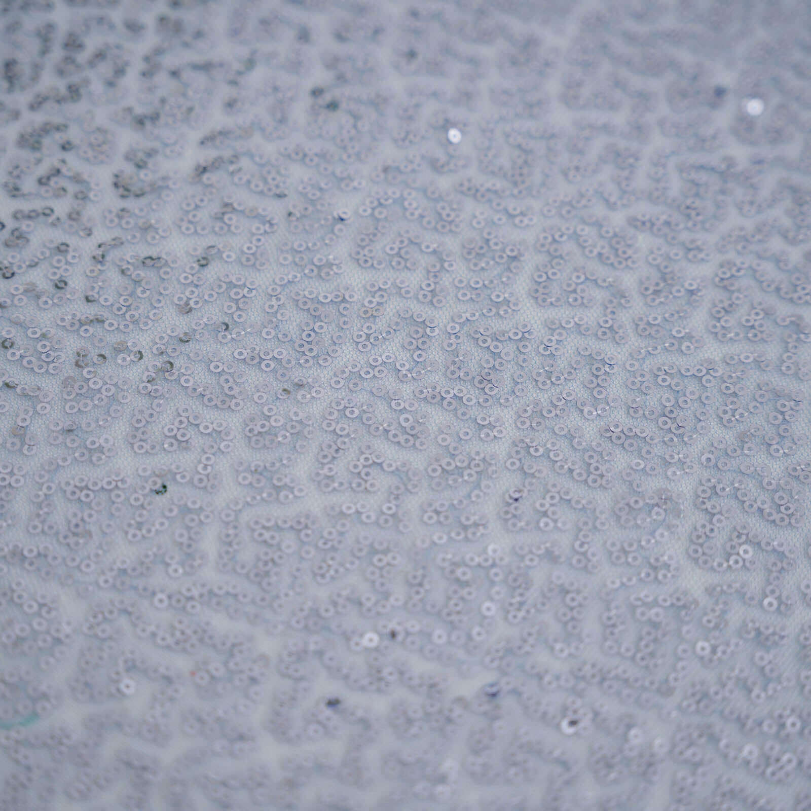 Sequin 60"x60" Table Overlay Square Tablecloth Dusty Blue - Luxe Wedding Table Topper