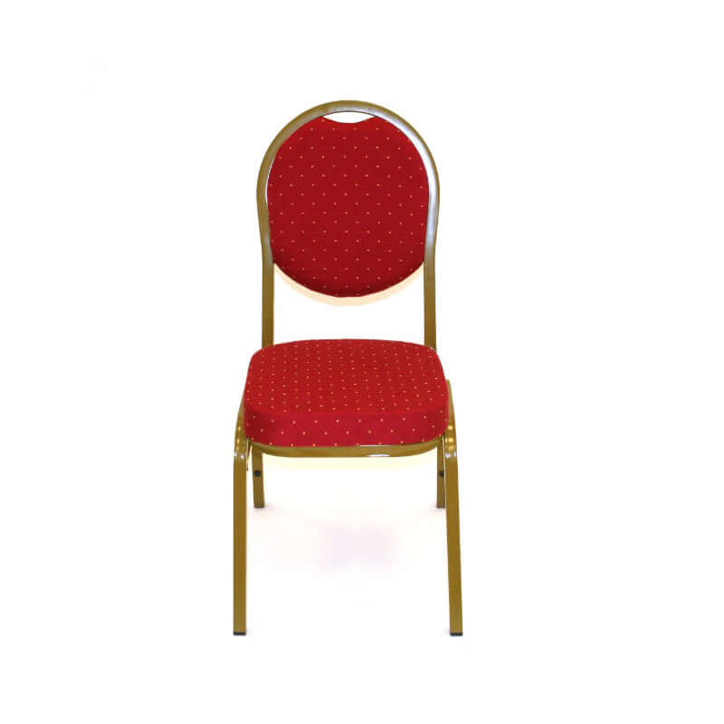 Spandex Chair Cover with Metallic Shimmer Tinsel Back for Banquet Chairs Gold - Luxe Fitted Slipcover for Weddings & Parties