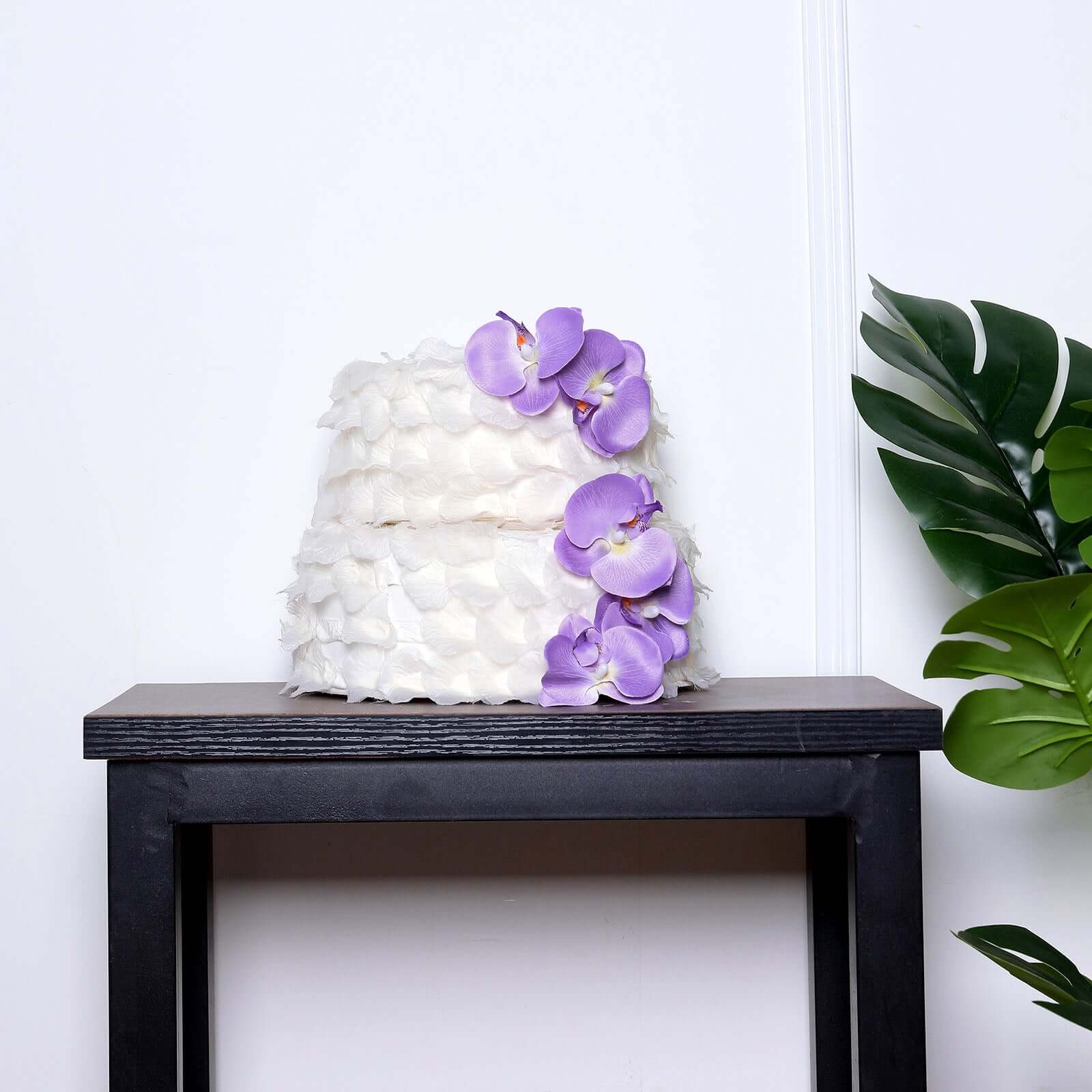 20 Silk Artificial Orchids Flower Heads Lavender Lilac - Versatile Floral Accents for DIY Floral Arrangements Corsages & Event Decor 4"