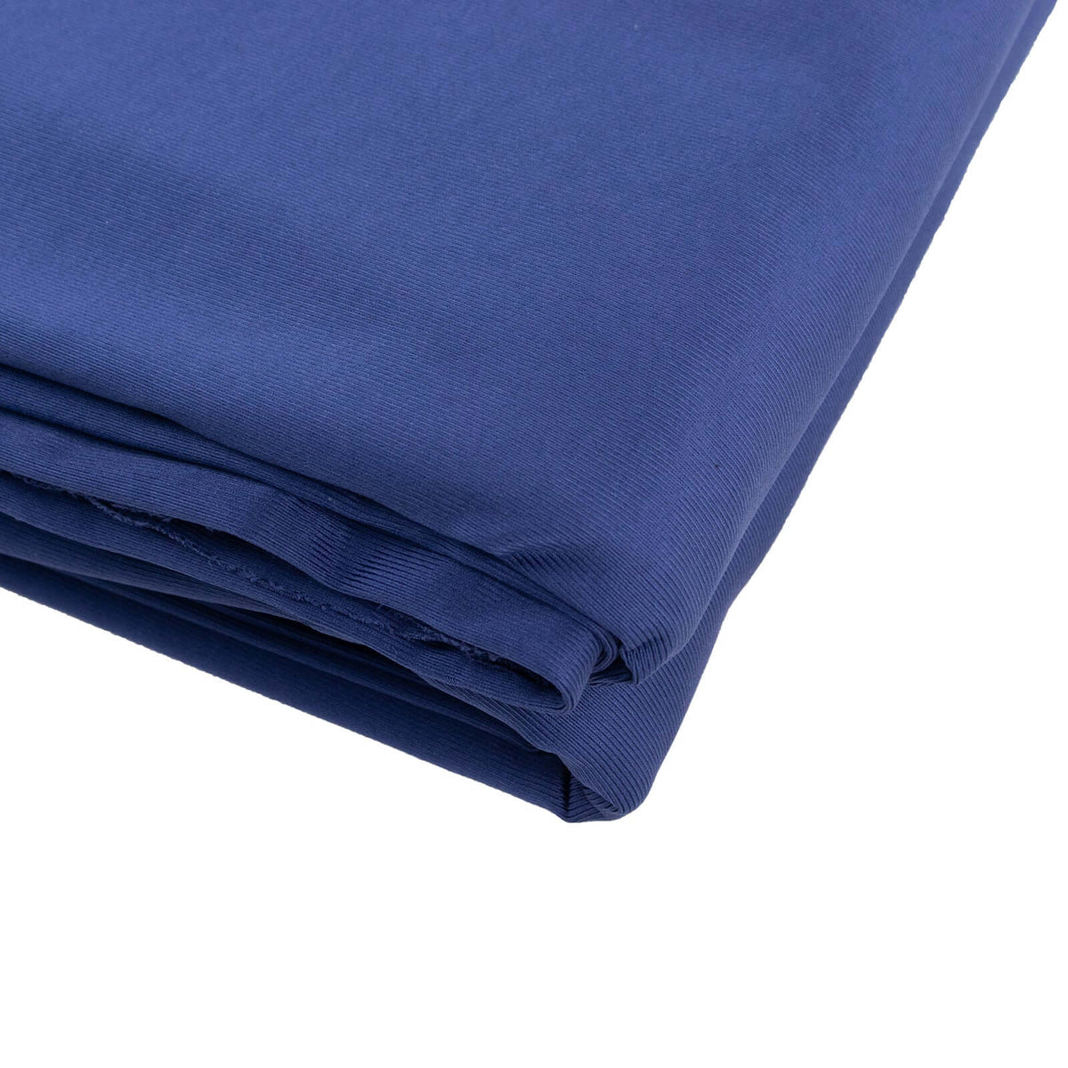 Premium Navy Blue Scuba Polyester Fabric Roll, Wrinkle Free DIY Craft Fabric Bolt- 60"x10 Yards