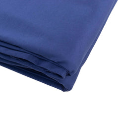Premium Navy Blue Scuba Polyester Fabric Roll, Wrinkle Free DIY Craft Fabric Bolt- 60"x10 Yards