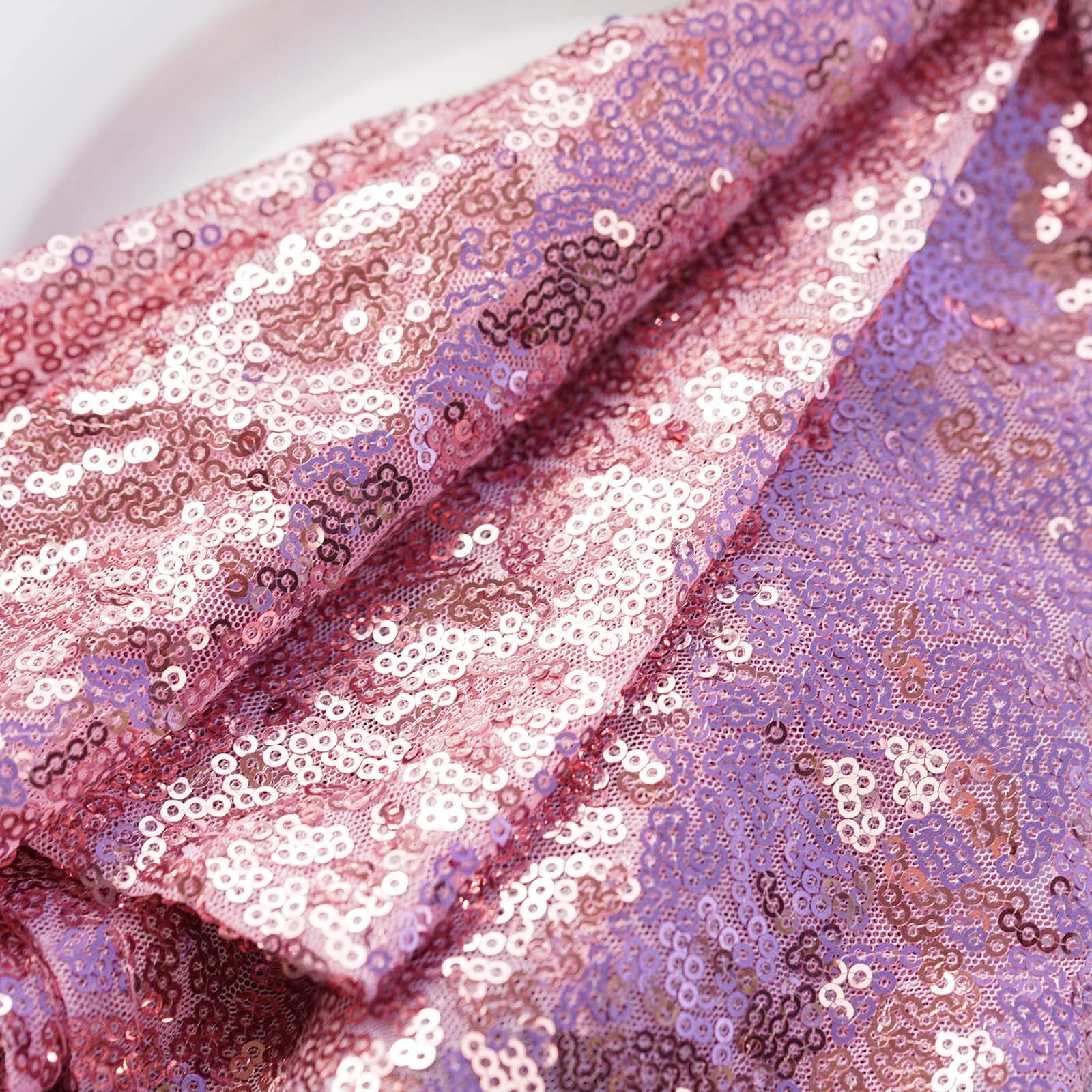 Sequin 20"x20" Napkin Pink - Shimmering Dinner Napkin