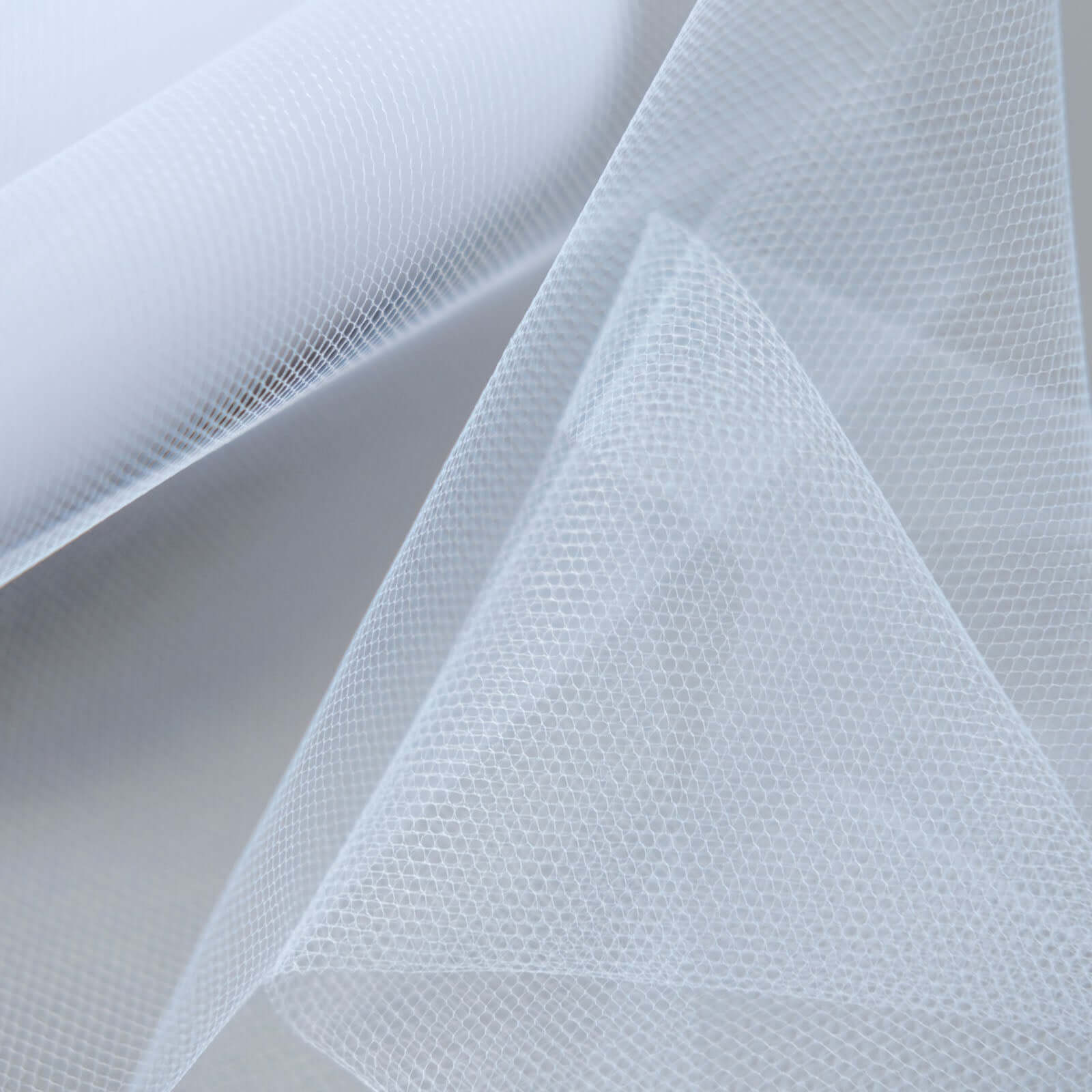 6"x100 Yards White Tulle Fabric Bolt, Sheer Fabric Spool Roll For Crafts