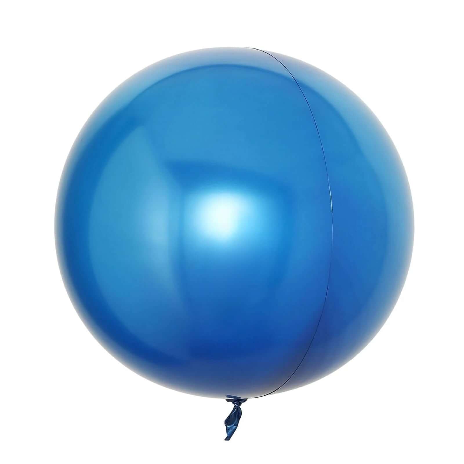 2 Pack 18" Royal Blue Reusable UV Protected Sphere Vinyl Balloons