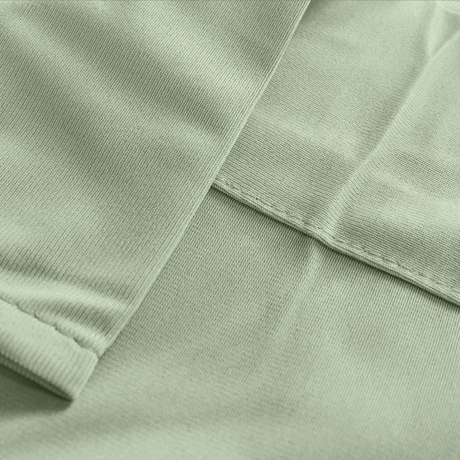 2 Pack Sage Green Scuba Polyester Event Curtain Drapes, Durable Flame Resistant Backdrop Event Panels Wrinkle Free with Rod Pockets - 10ftx10ft