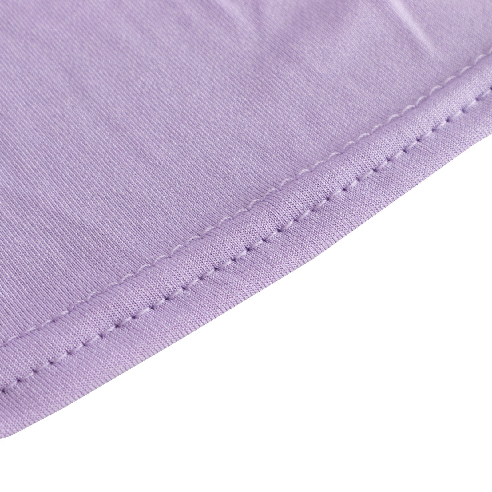 Spandex 24"-32" Round Cocktail Table Cover Lavender Lilac - Easy to Maintain Stretch Fitted Highboy Tablecloth