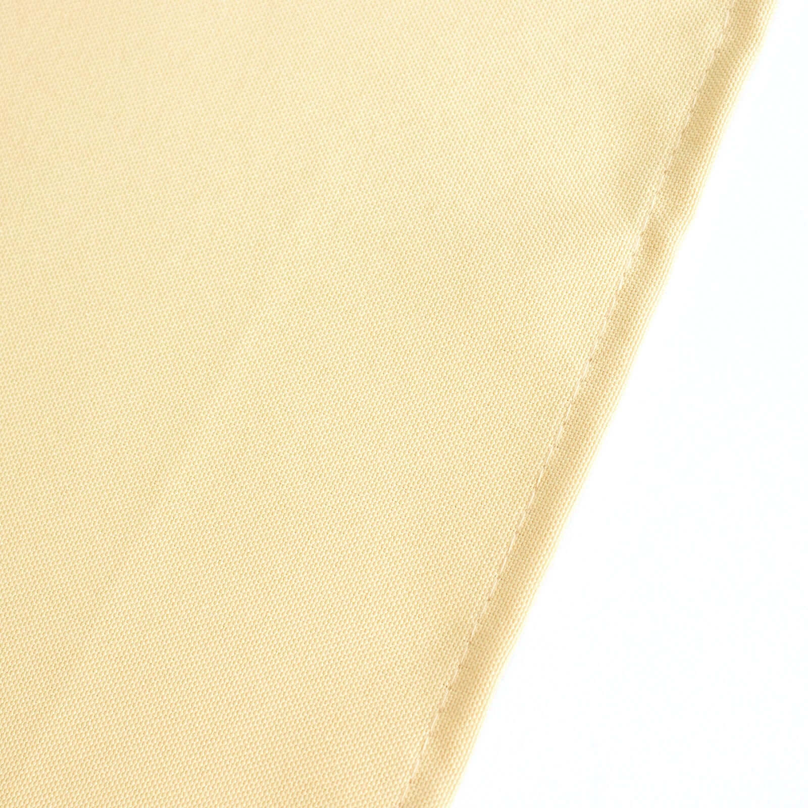 Premium Polyester 70"x70" Table Overlay Square Tablecloth Champagne 220GSM Wrinkle-Resistant Table Cover