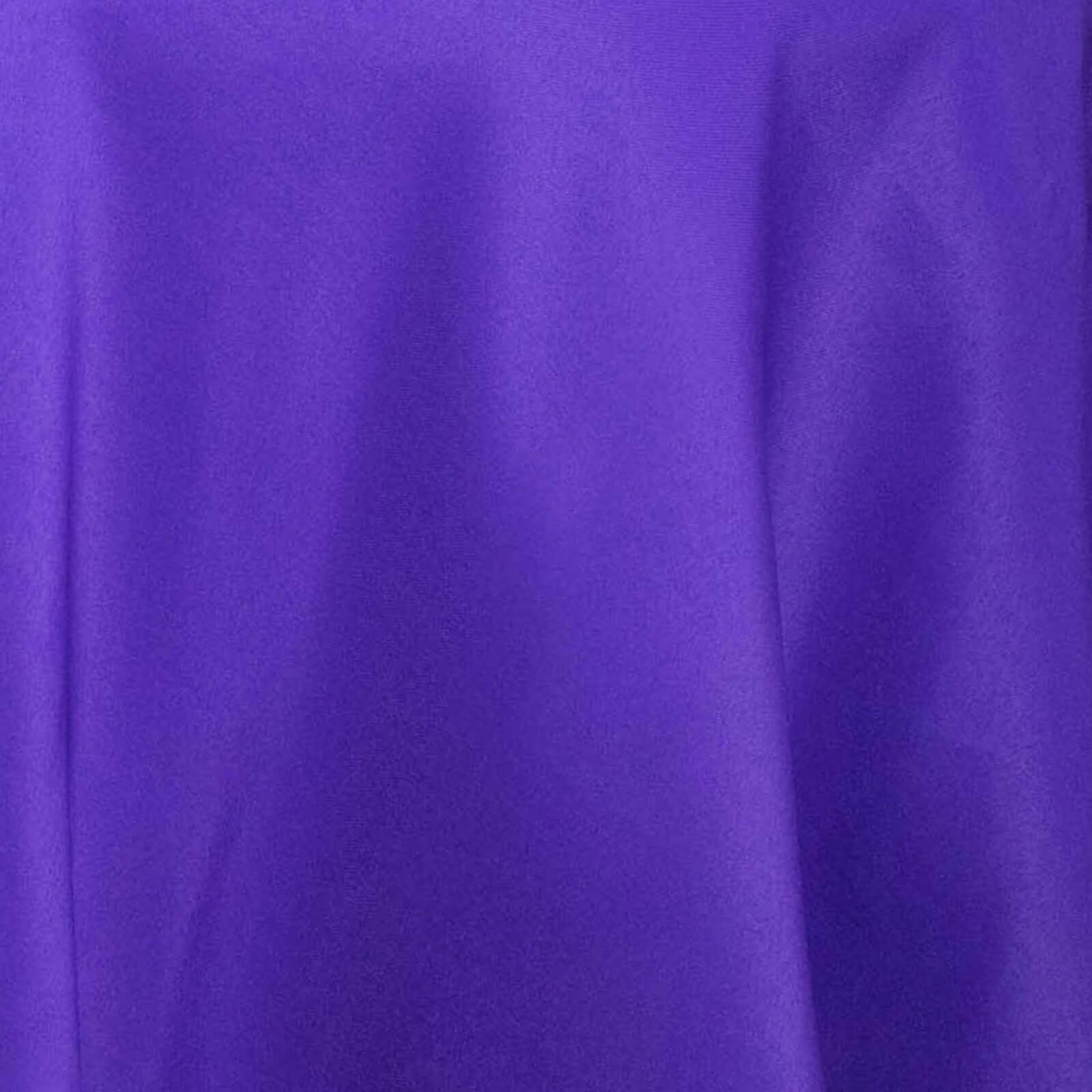 Premium Polyester 90" Round Tablecloth Purple - Stain and Wrinkle-Resistant Design with 220GSM Thickness Table Cover
