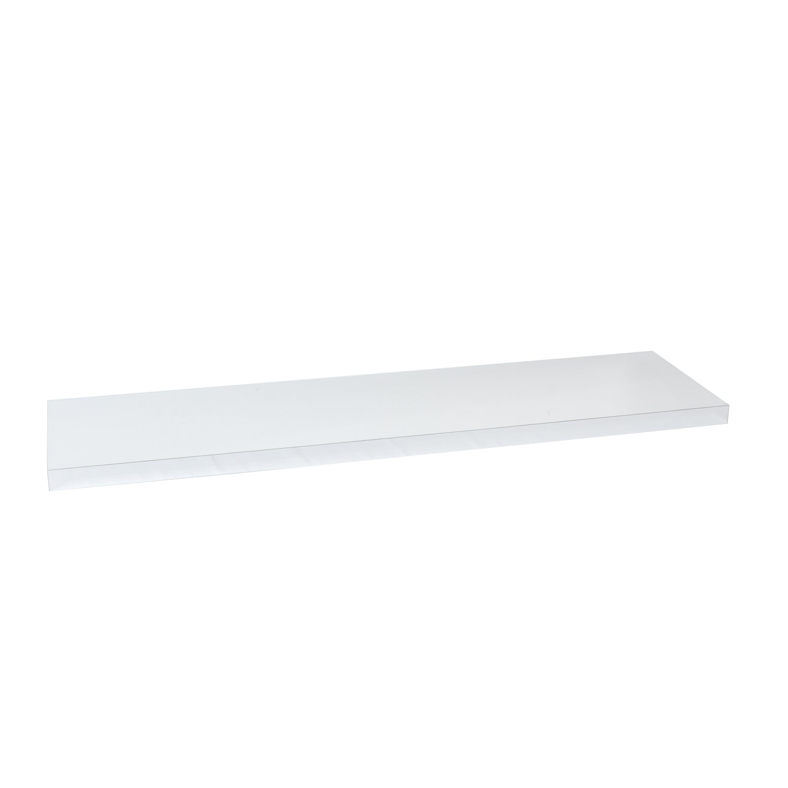 46"x12" Silver Acrylic Table Top Bridge for Rectangular Pillar Pedestal Stands, 4mm Thick Mirror Finish Plexiglass Connector Plate with Protective Film