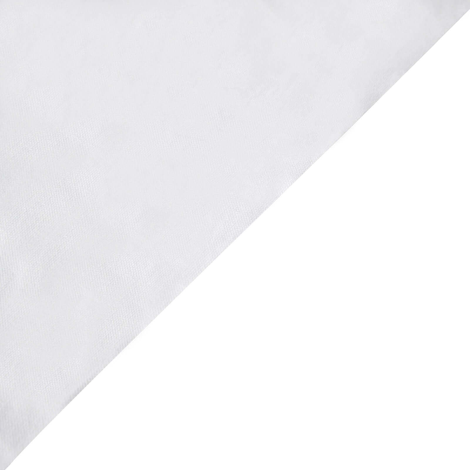 Paper Linen-Like Airlaid Tablecloth Rectangle White - Convenient Disposable Table Cover 50"x108"