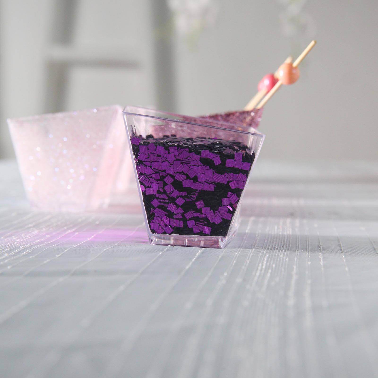 Chunky Glitter Metallic Purple - Nontoxic Confetti Glitter for Fun DIY Projects Kids' Crafts Resin Art & Festival Decor 50g Bag