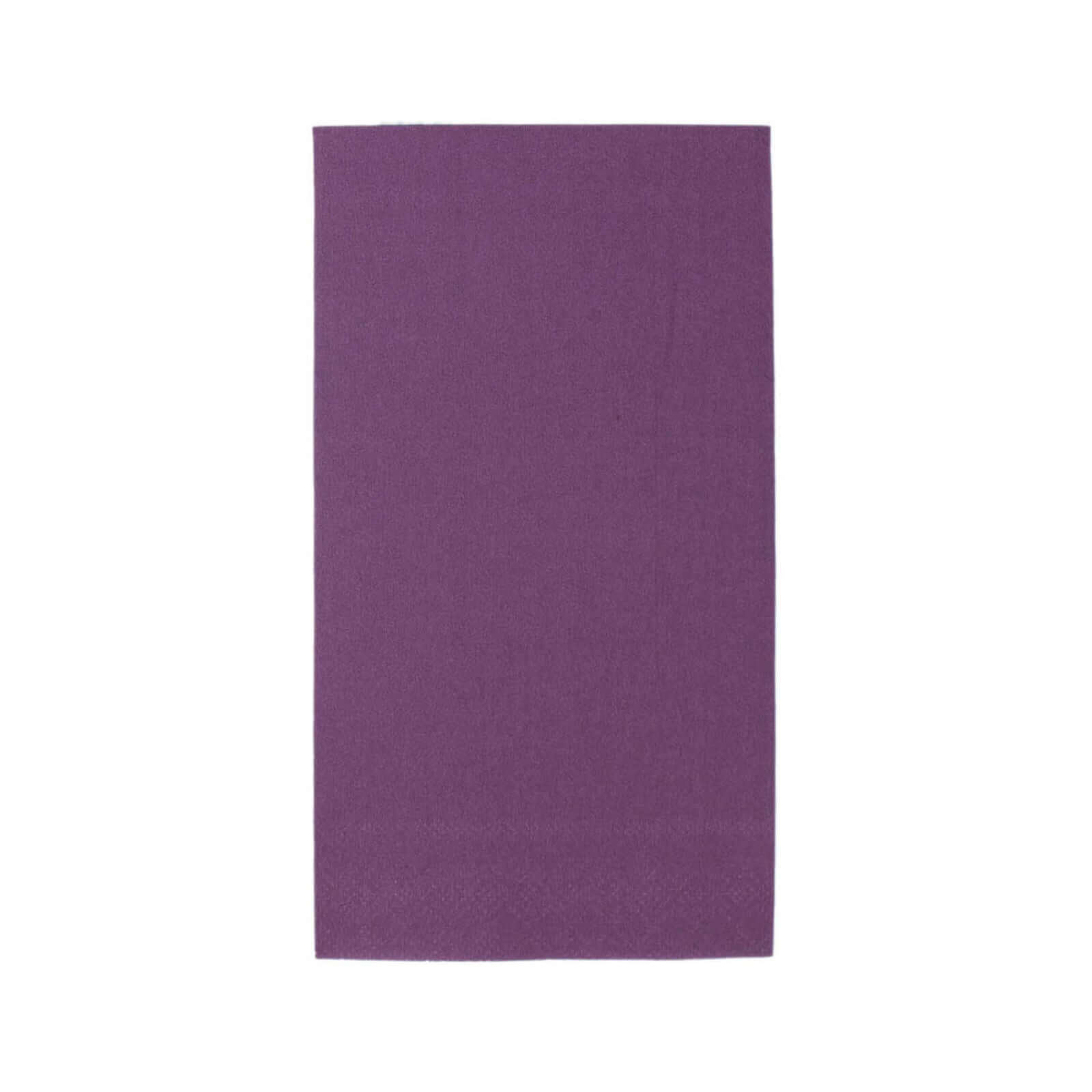 50-Pack Paper Napkins Soft Purple - Disposable 2-Ply Cocktail and Beverage Napkins for Weddings