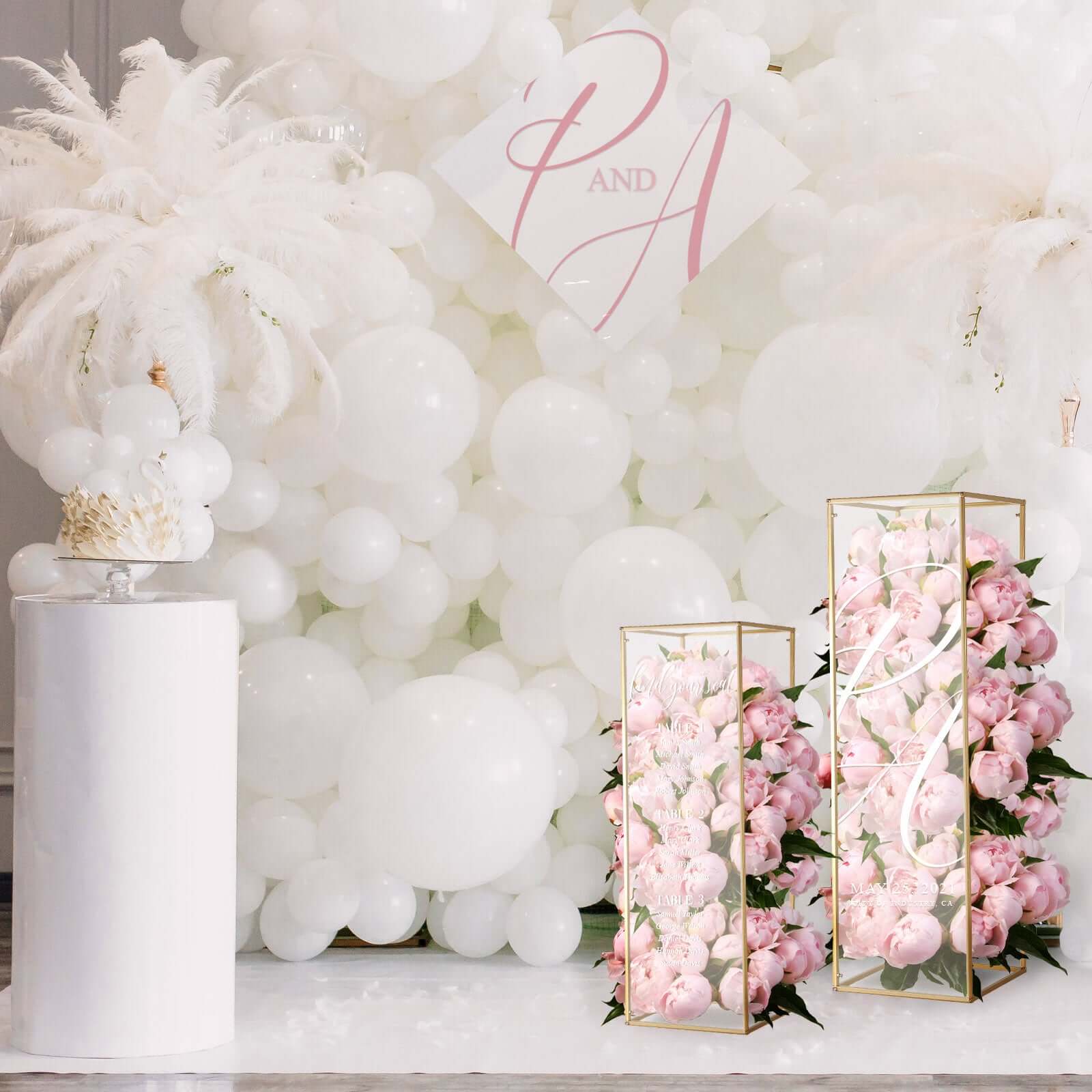 2-Pack Acrylic Plexiglass Sheets Rectangular Side Plates Clear - Protective Film Coating 32"x11"