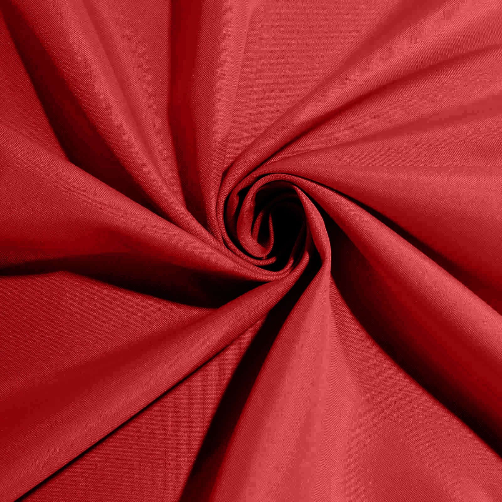 5 Pack Polyester 17"x17" Napkins Red - Durable & Wrinkle Resistant Dinner Napkins