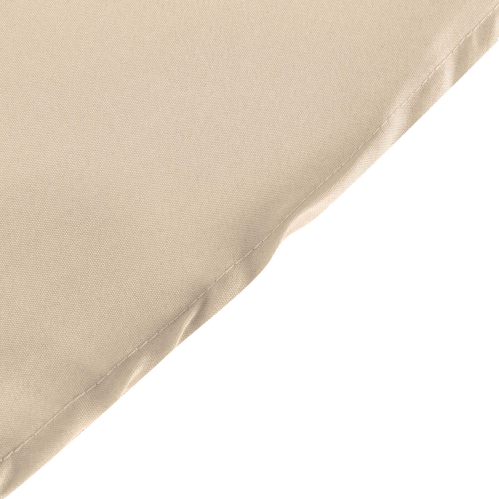 Polyester Square 90"x90" Tablecloth Nude - Wrinkle-Resistant & Durable Table Cover