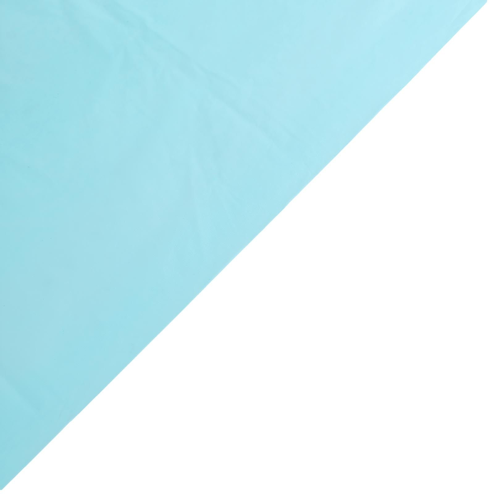 Plastic Table Cover Serenity Blue Rectangle - Lightweight PVC Disposable Tablecloth 54"x108"
