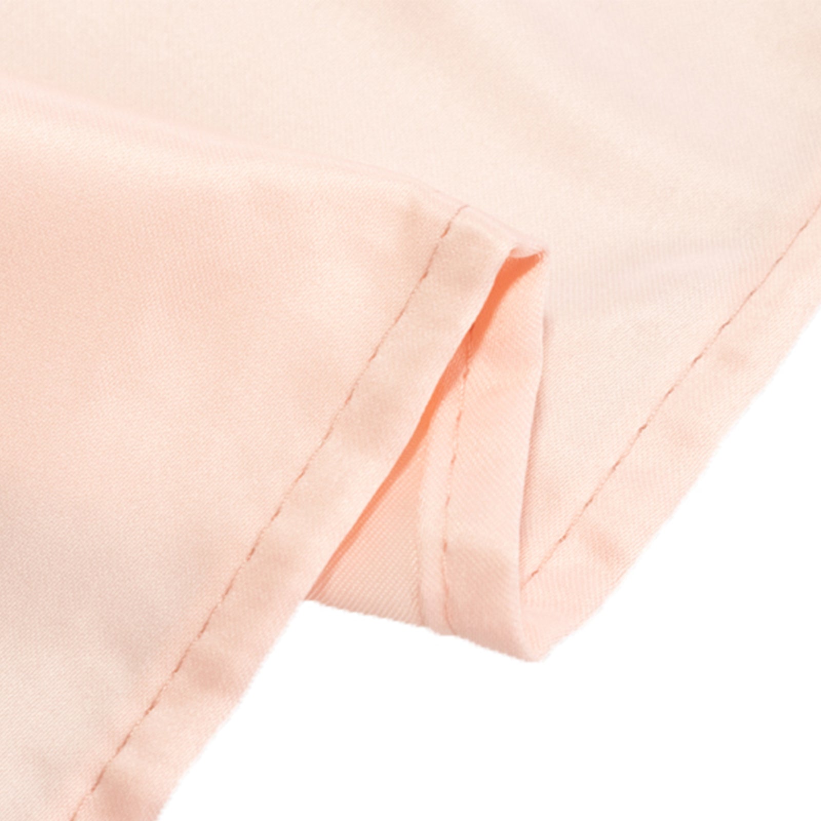 Lamour Satin 60"x102" Rectangle Tablecloth Blush - Durable & Silky Soft Feel Table Cover