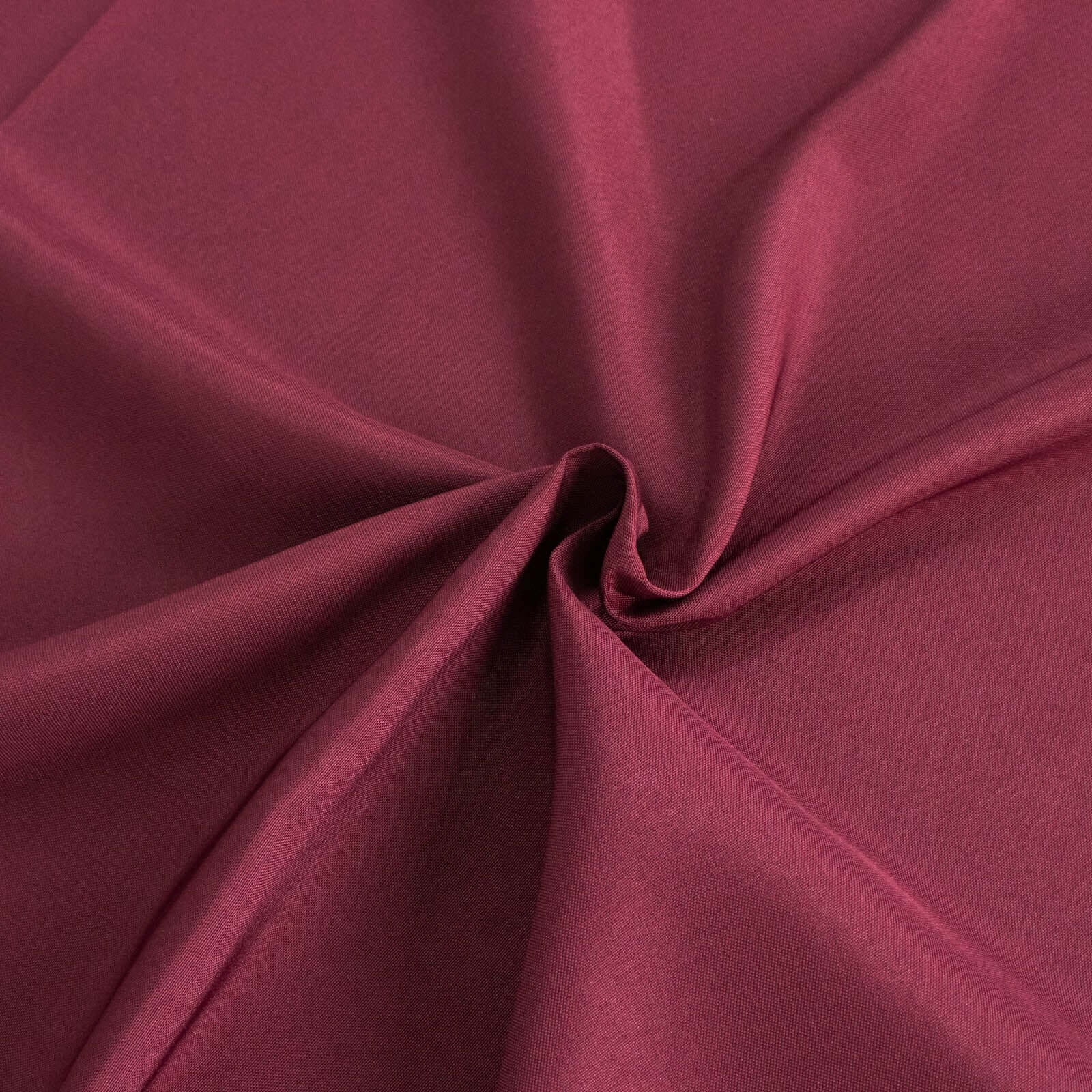 Premium Polyester 70"x70" Table Overlay Square Tablecloth Burgundy 220GSM Wrinkle-Resistant Table Cover