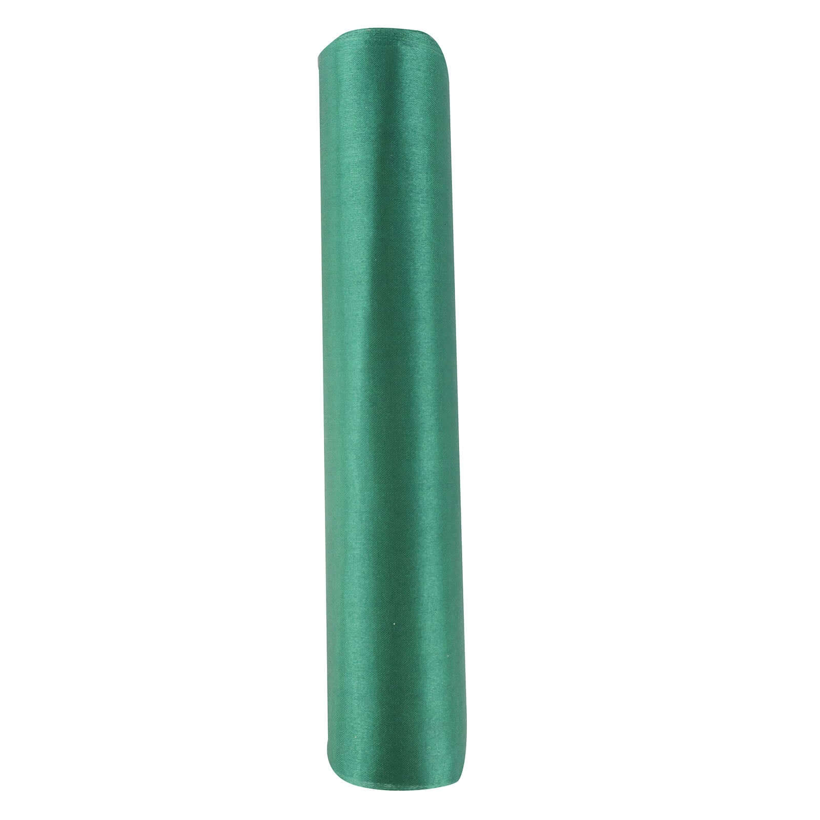 12"x10yd Hunter Emerald Green Satin Fabric Bolt, DIY Craft Wholesale Fabric