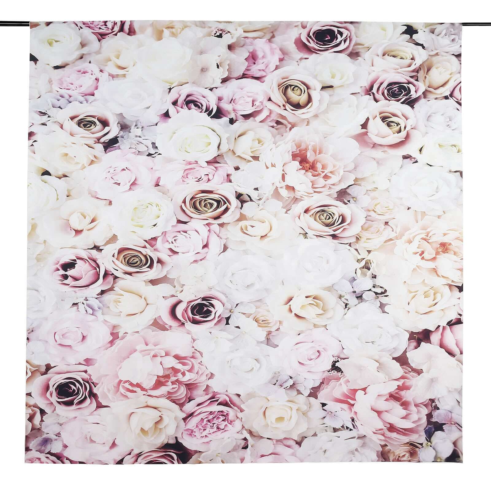 8ftx8ft Colorful Rose Flowers Floral Print Vinyl Photography Backdrop