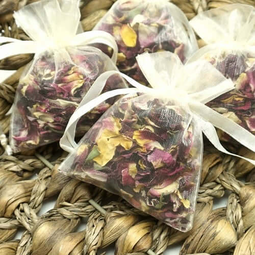 10 Pack 5"x7" Lavender Lilac Organza Drawstring Wedding Party Favor Gift Bags