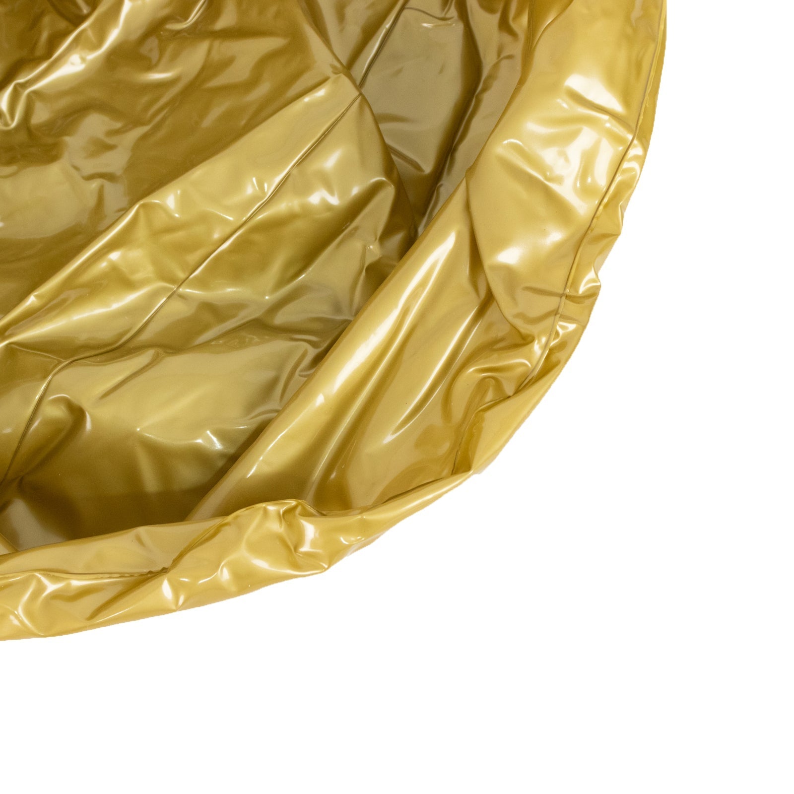 2 Pack 16" Inflatable Gold Decorative Balls - Round Vinyl Pool and Party Balls, Lightweight & Fun