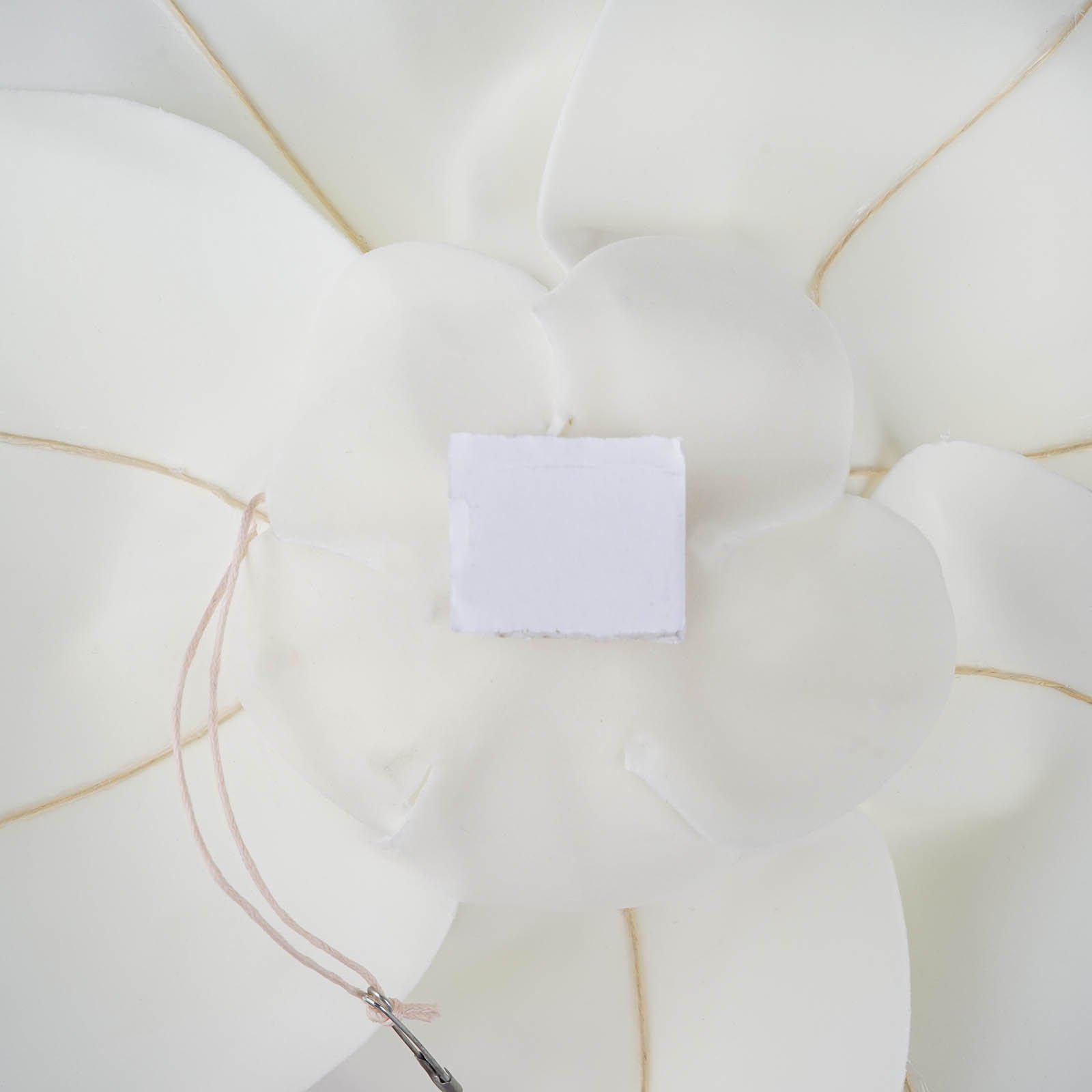 4 Pack 12" Large White Real Touch Artificial Foam DIY Craft Roses