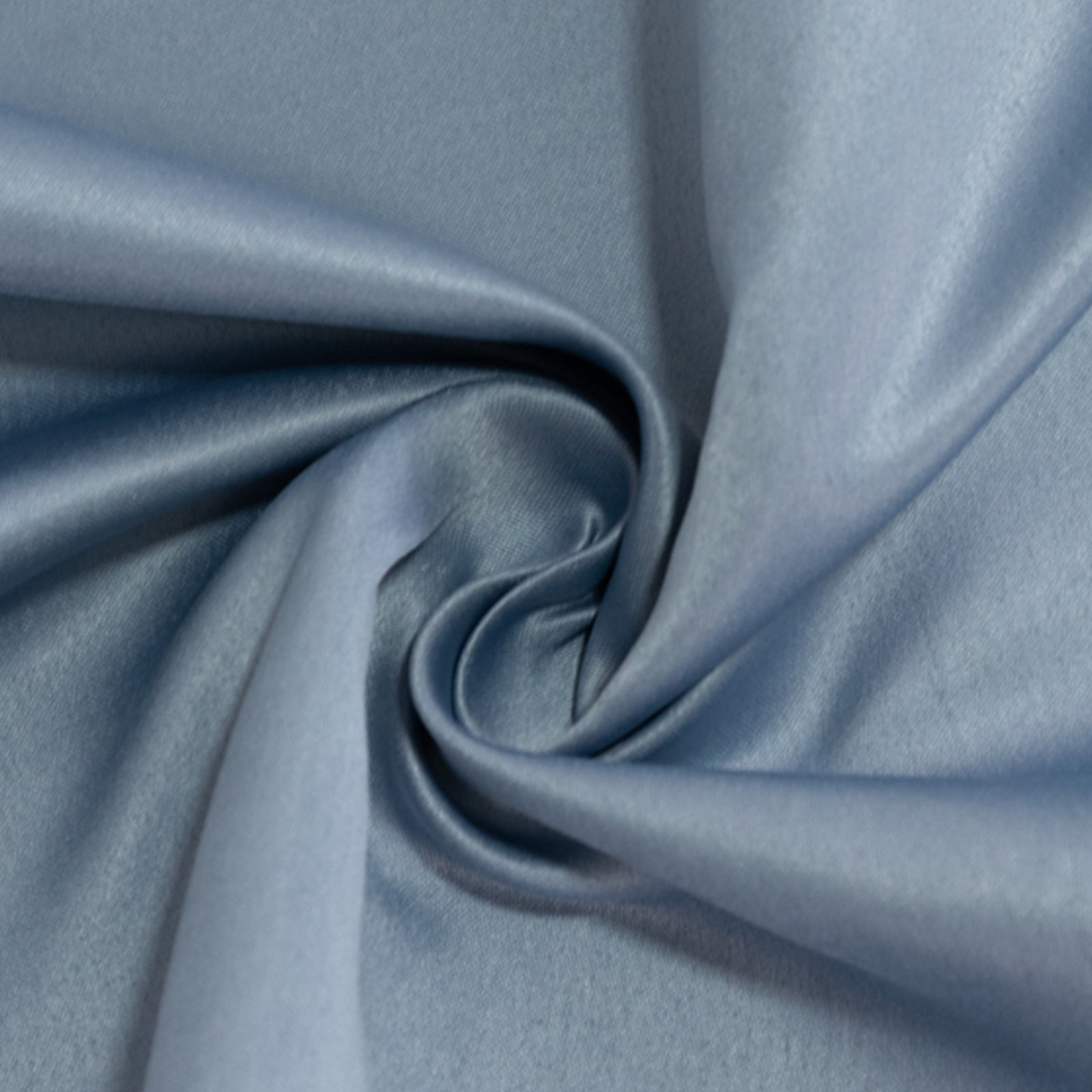 Lamour Satin 90"x132" Rectangle Tablecloth Dusty Blue - Soft & Silk-Like Seamless Table Cover