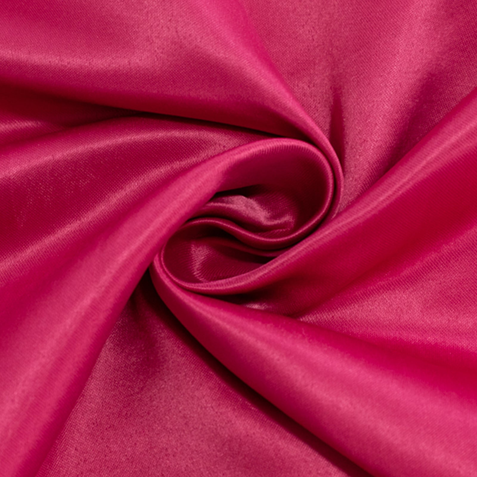 Lamour Satin 90"x132" Rectangle Tablecloth Fuchsia - Soft & Silk-Like Seamless Table Cover