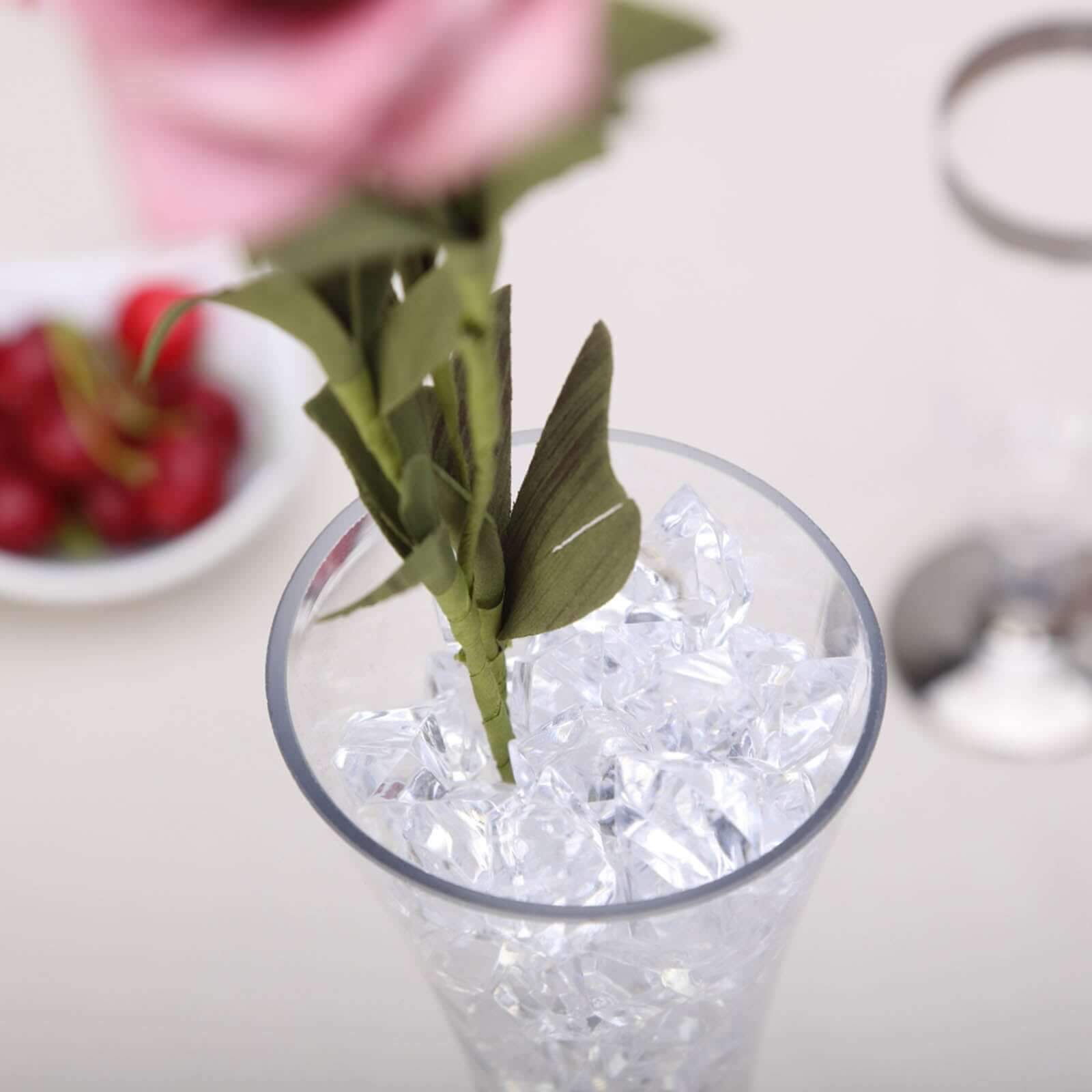 300 Pcs Acrylic Ice Bead Vase Fillers Large Clear - Stylish DIY Craft Crystals for Event Decor & Wedding Tables