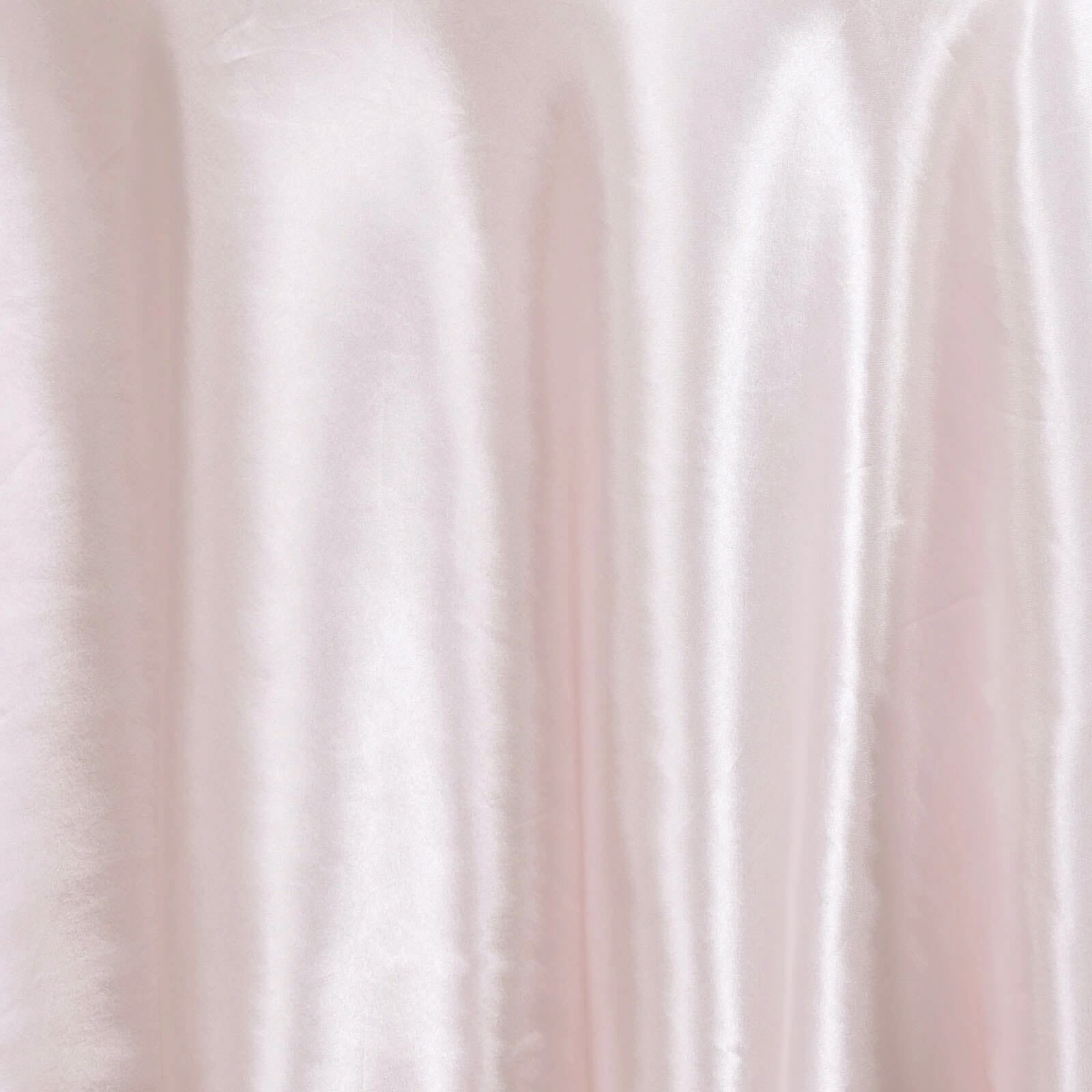 Satin 120" Round Tablecloth Blush - Stylish Seamless Table Cover