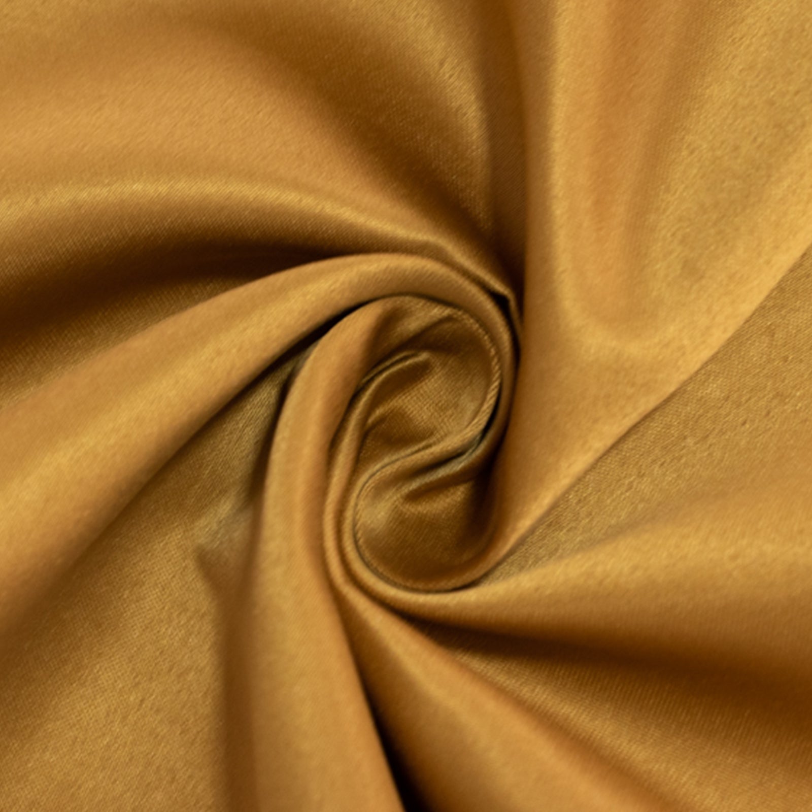 Lamour Satin 72"x72" Table Overlay Square Tablecloth Gold - Smooth Finish for Luxurious Events