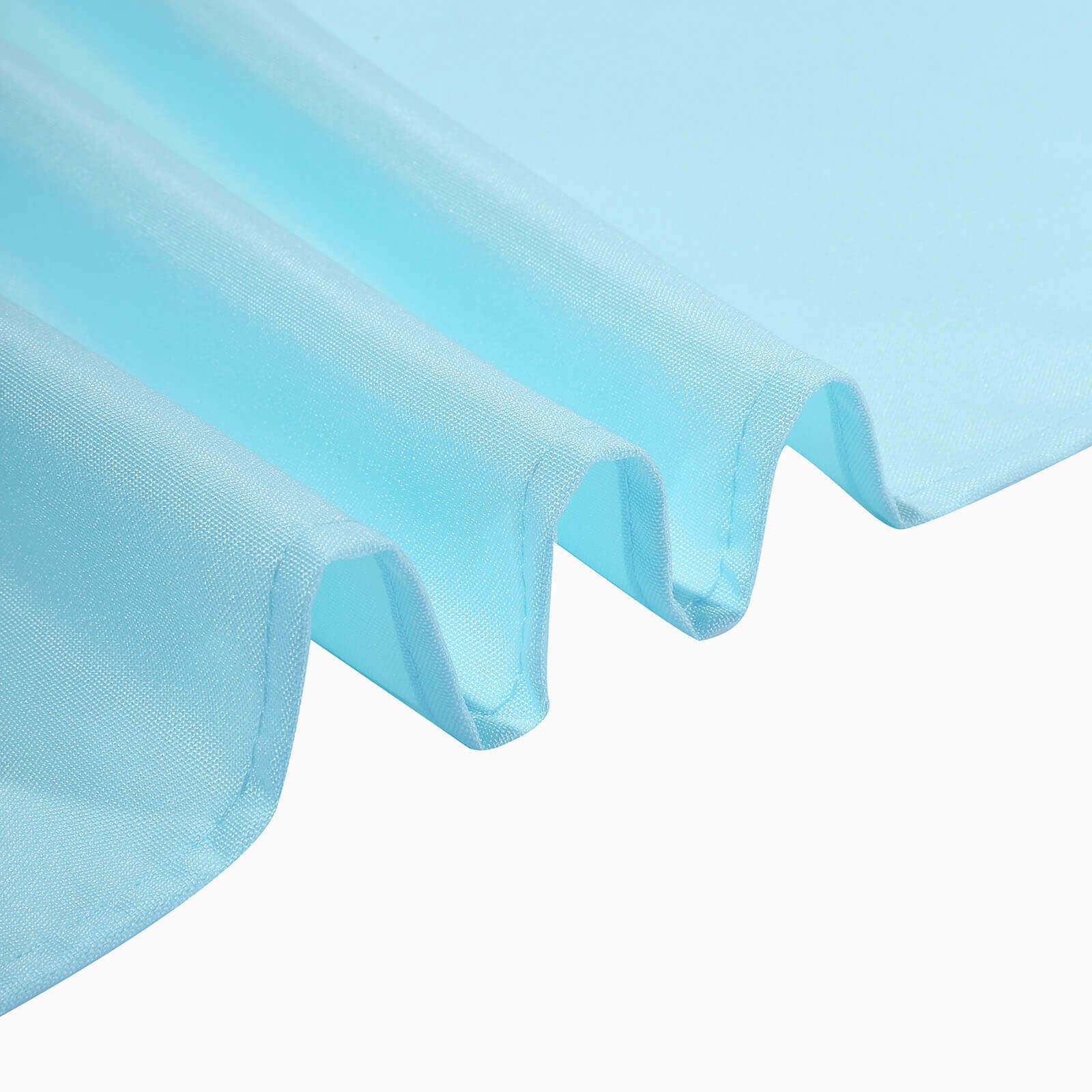 Polyester Square 70"x70" Tablecloth Light Blue - Wrinkle-Resistant & Durable Table Cover
