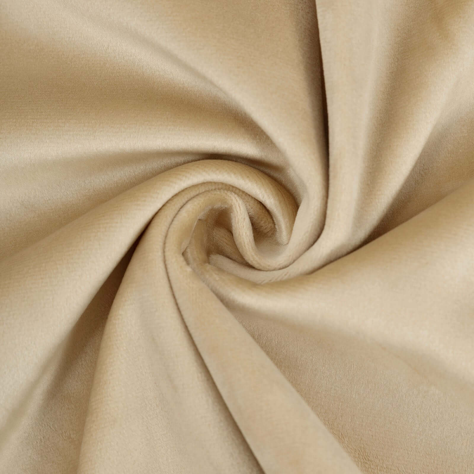 2 Pack 18" Champagne Soft Velvet Square Throw Pillow Cover