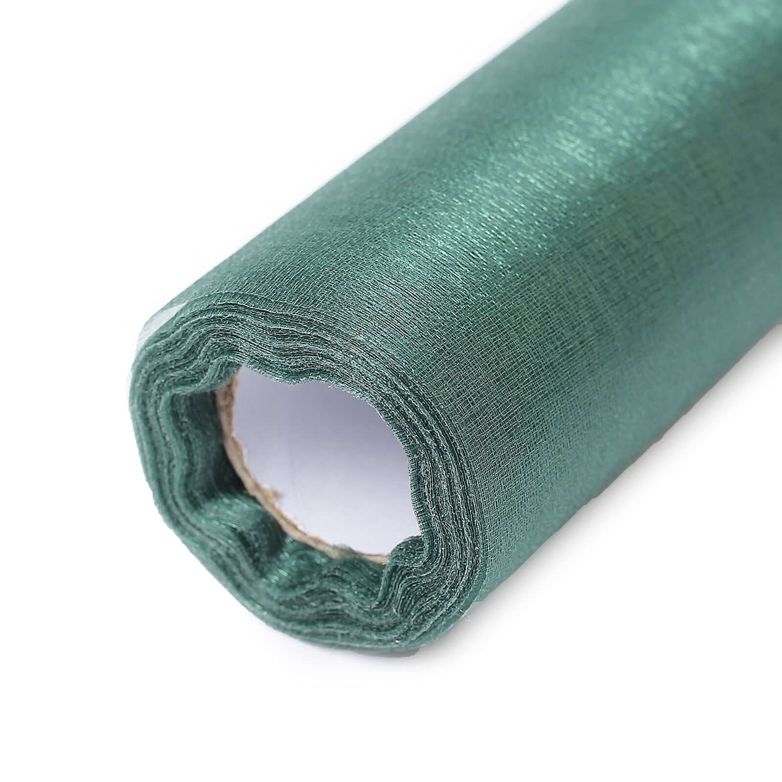 12"x10yd Hunter Emerald Green Sheer Chiffon Fabric Bolt, DIY Voile Drapery Fabric